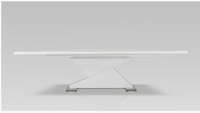 Tamsin Modern White Lacquer Dining Table