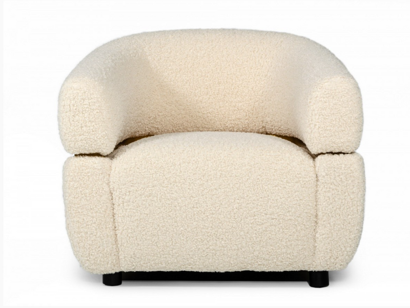 Daly Glam Beige Fabric Chair