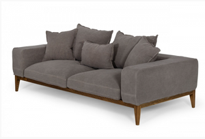 Ebba Modern Grey Fabric Sofa