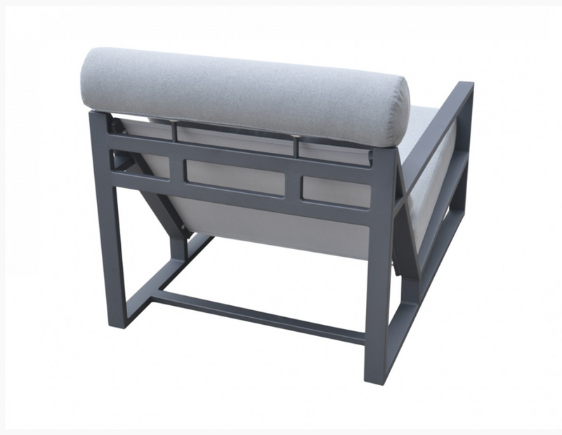 Meridian Outdoor Grey Lounge Chair Set