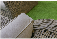 Meridian Outdoor Beige Wicker Sofa Set