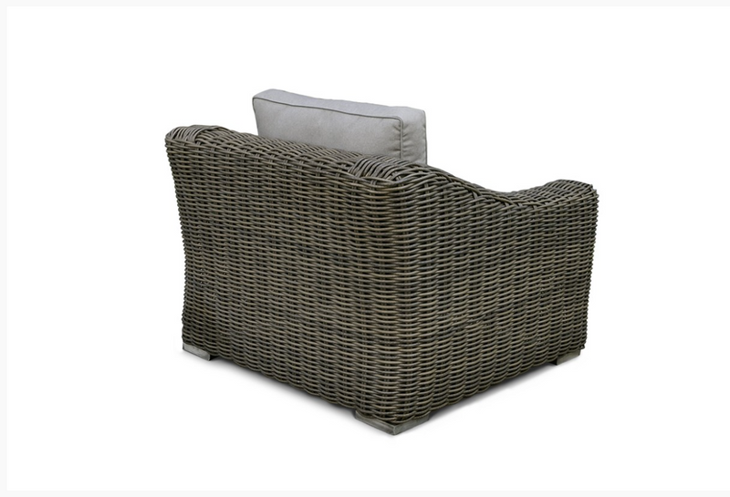 Meridian Outdoor Beige Wicker Sofa Set