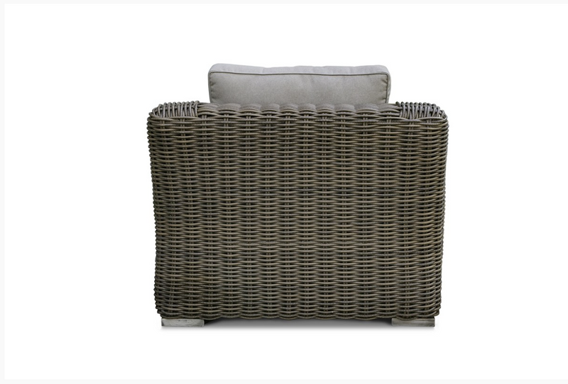 Meridian Outdoor Beige Wicker Sofa Set