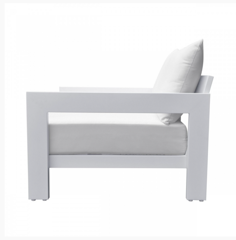 Meridian Modern White Outdoor Sofa