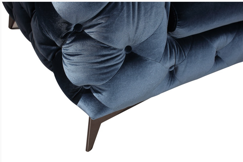 Clio Modern Blue Fabric Chair