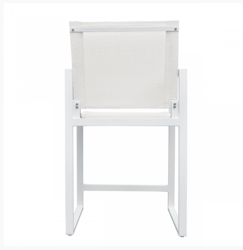 Meridian Modern Off White Outdoor Counter Stool