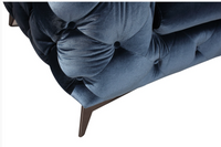 Clio Modern Blue Fabric Sofa Set