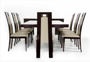 Suvi Modern Ebony Gloss Dining Table