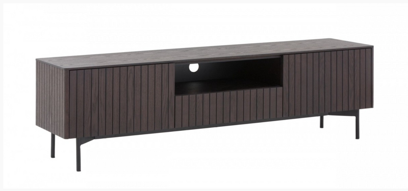 Thessaly Modern Smoked Ash TV Stand