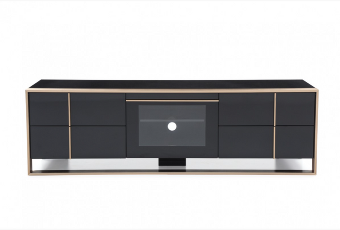 Elidi Modern Black & Rosegold TV Stand