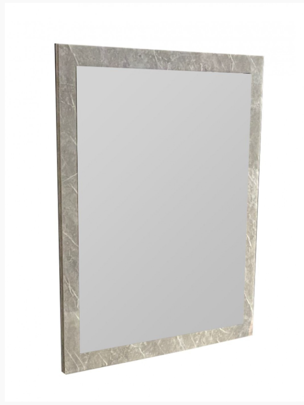 Antonina Modern Grey Marble Mirror
