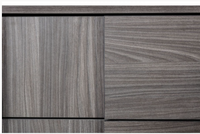 Asa Modern Matte Elm Grey Dresser