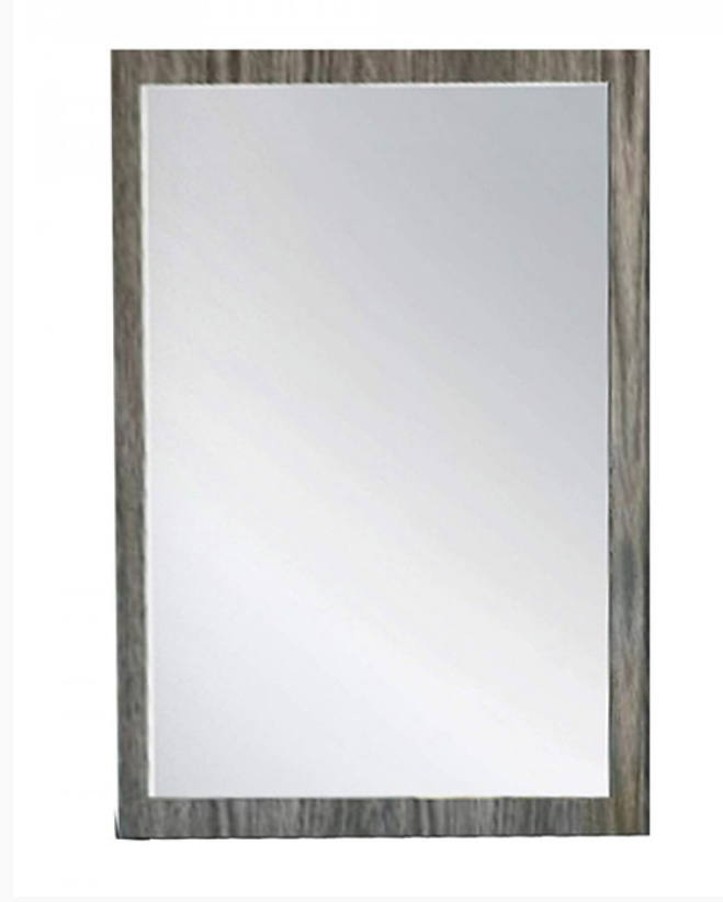 Asa Modern Matte Elm Grey Mirror