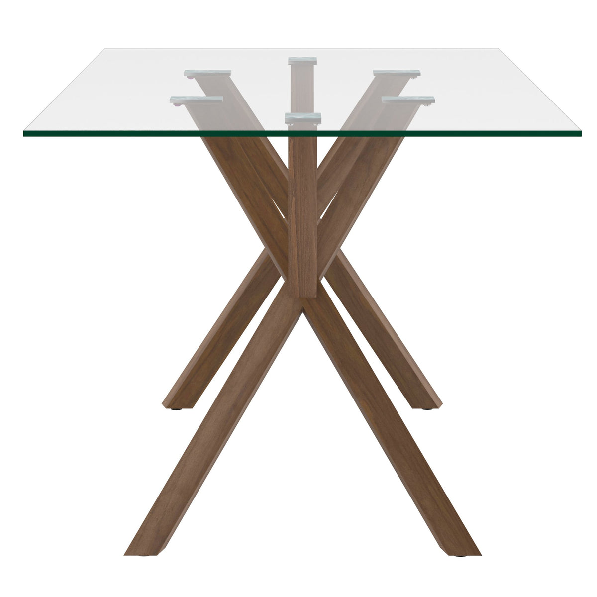 Spruce Walnut Rectangular Dining Table