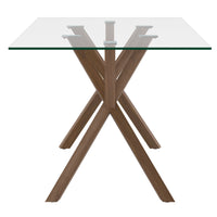 Spruce Walnut Rectangular Dining Table