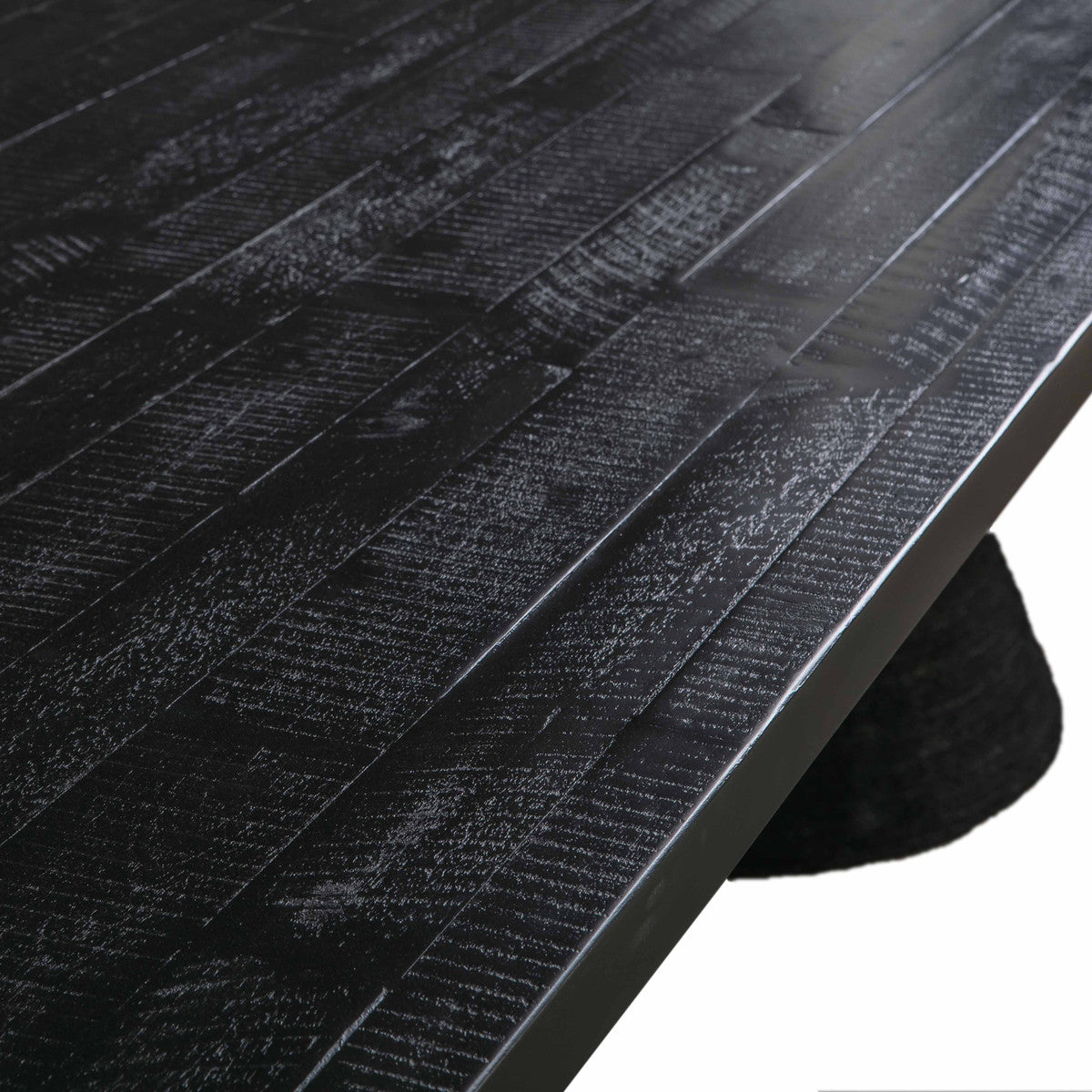 Tiam Black Rope Oval Dining Table - Luxury Living Collection