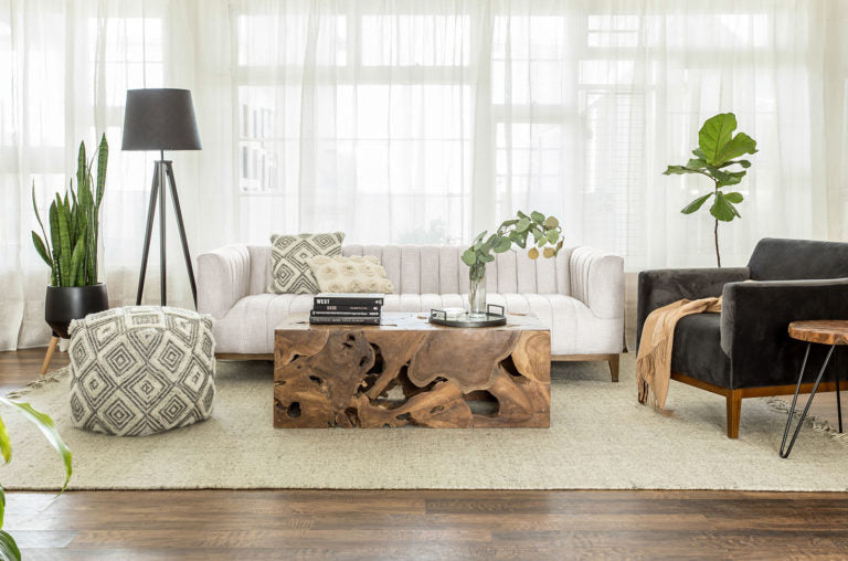Troye Cream Condo Size Sofa