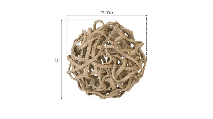 Tree Root Ball Sculpture