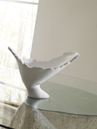 Bia Glossy White Decorative Vase