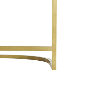 Yahya Muslin with Antique Brass Counter Stool