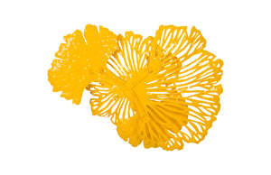 Yellow Wall Flower Art