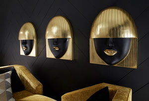 Kiss Face Wall Sculpture