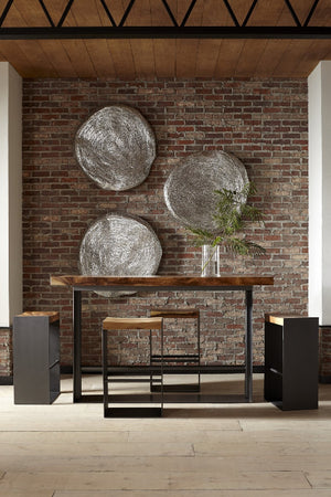 Weld Silver Leaf Wall Sculpture