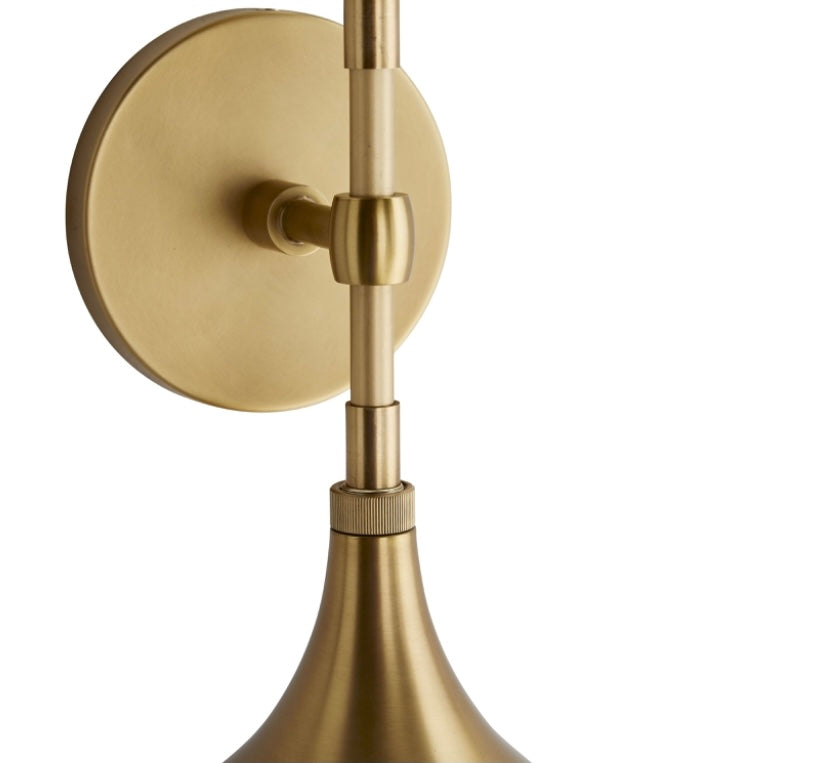 Houston Antique Brass Sconce