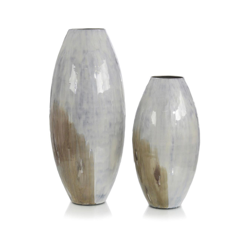 Earth Tone Vases (Set of Two) - Luxury Living Collection
