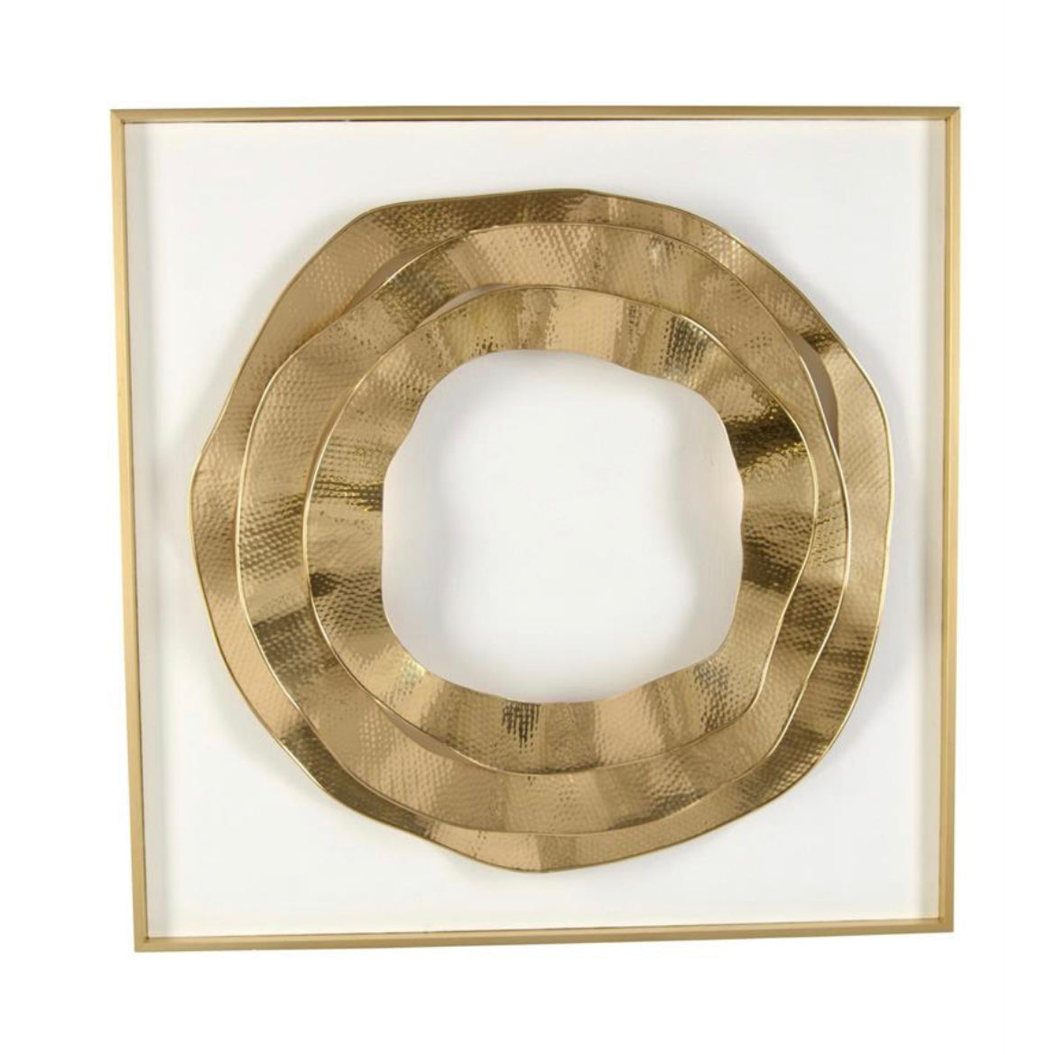Distinguished 3D Gold Sculpture - Luxury Living Collection