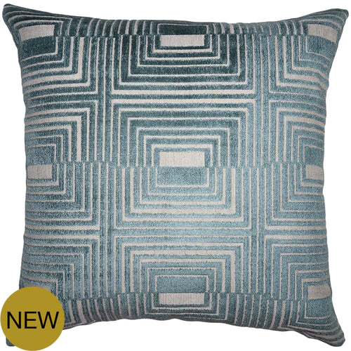 Aqua Throw Pillow Cover - Designer Collection