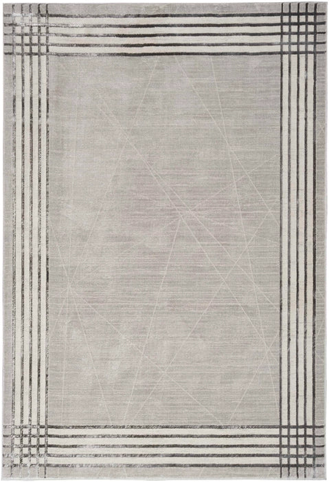 Shimmering Grey/Silver Area Rug - Elegance Collection