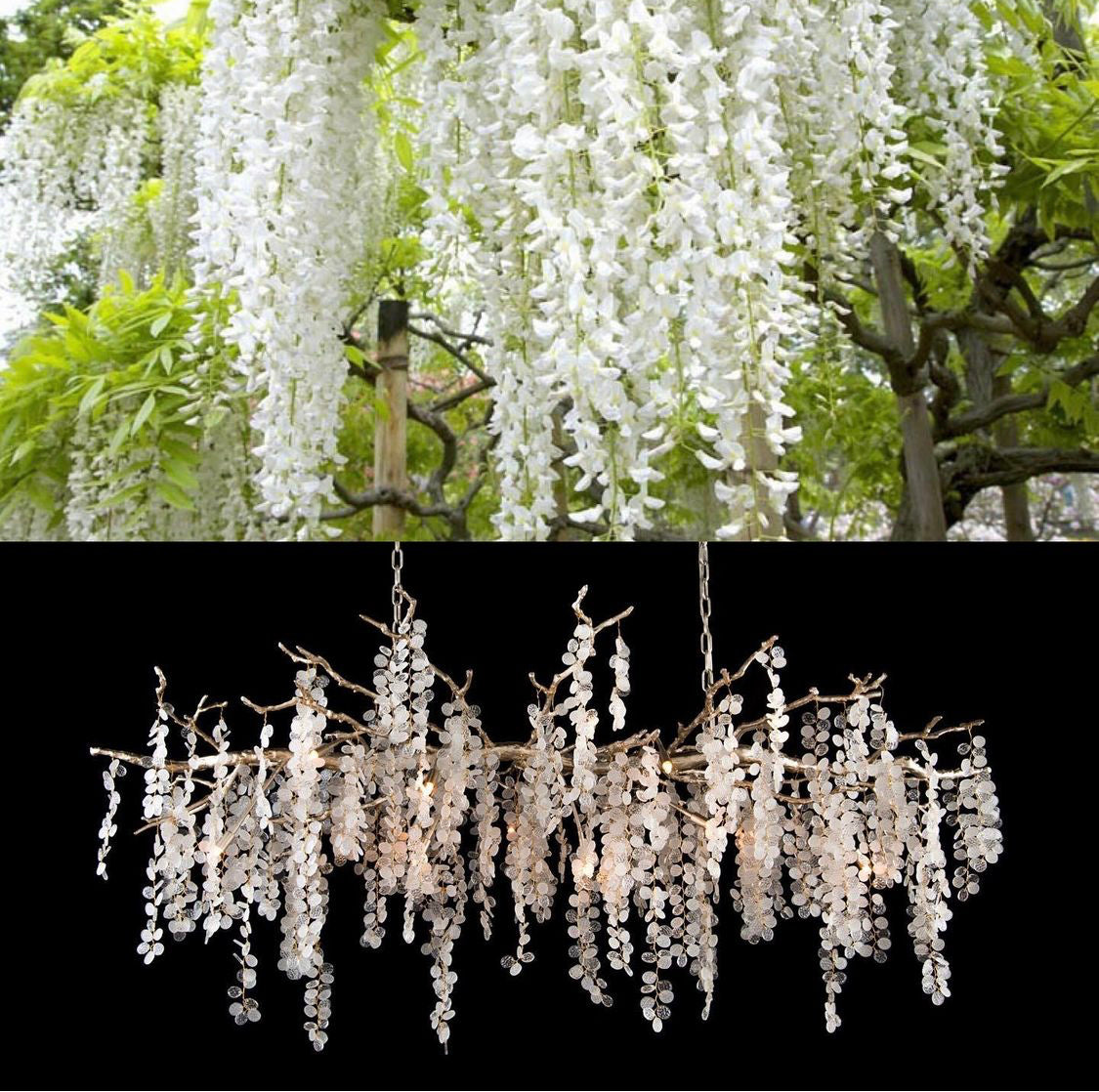Willow Fifteen-Light Glass Chandelier - Luxury Living Collection