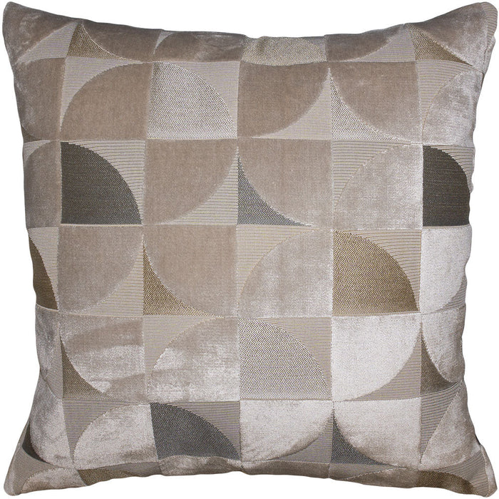 Natural Circles Throw Pillow Cover - Designer Collection