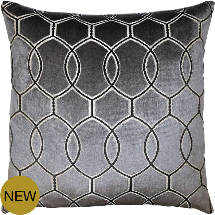 Dark Grey Throw Pillow Cover - Designer Collection