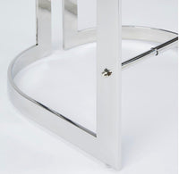 Kristina Grey Velvet Counter Chair