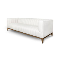 Troye 82" Cream Performance Fabric Sofa