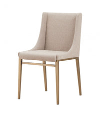 Sita Beige & Brass Dining Chair (Set of 2)