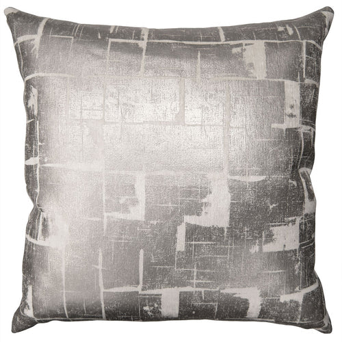 Thrill Grey Throw Pillow Cover - Designer Collection