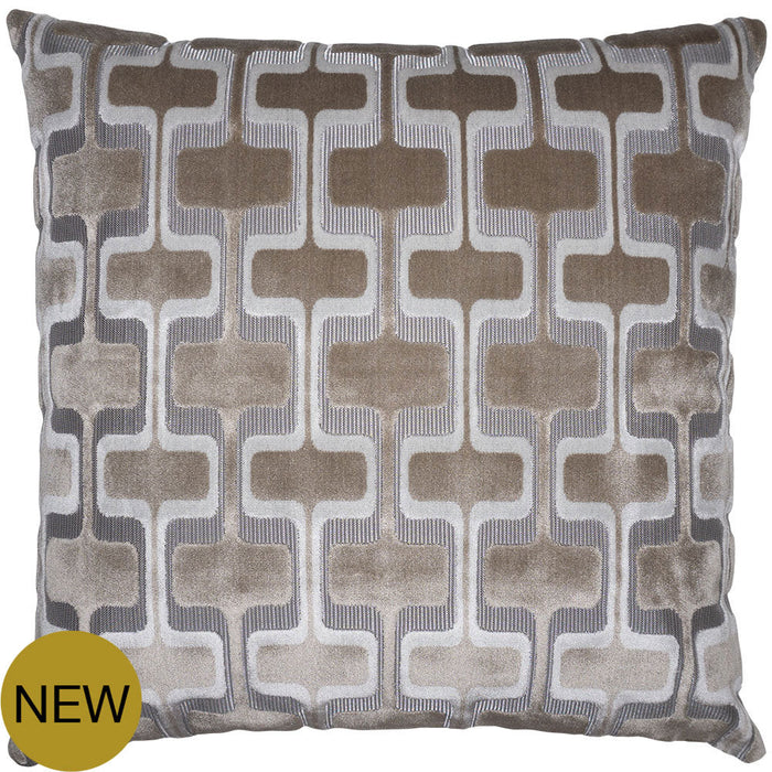 Grey Sand Throw Pillow Cover - Designer Collection