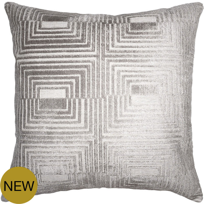 Creamy Grey Throw Pillow Cover - Designer Collection
