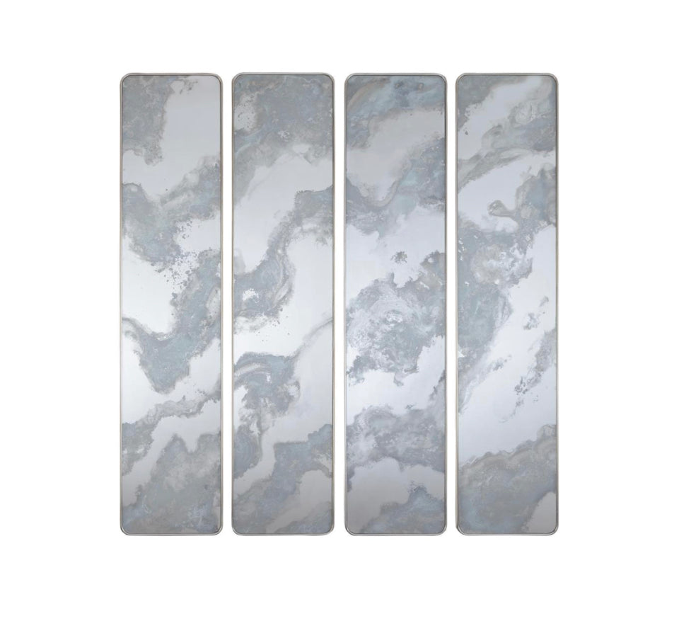 Claudette Mirror Panels (Set of 4) - Luxury Living Collection
