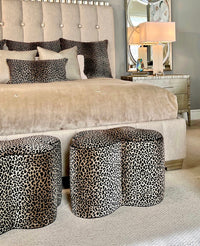 Idabelle Taupe Print Bedding King Set - Luxury Living Collection