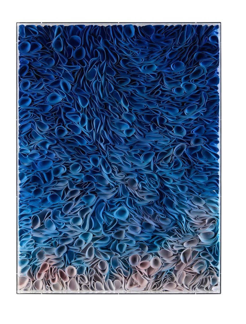 Fading Petals Acrylic Shadow Box - Luxury Living Collection