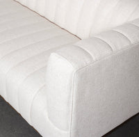 Troye 91" Cream Performance Fabric Sofa