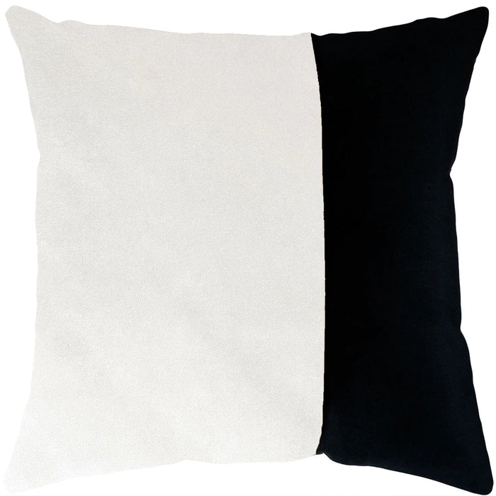 White & Black Throw Pillow Cover - Designer Collection
