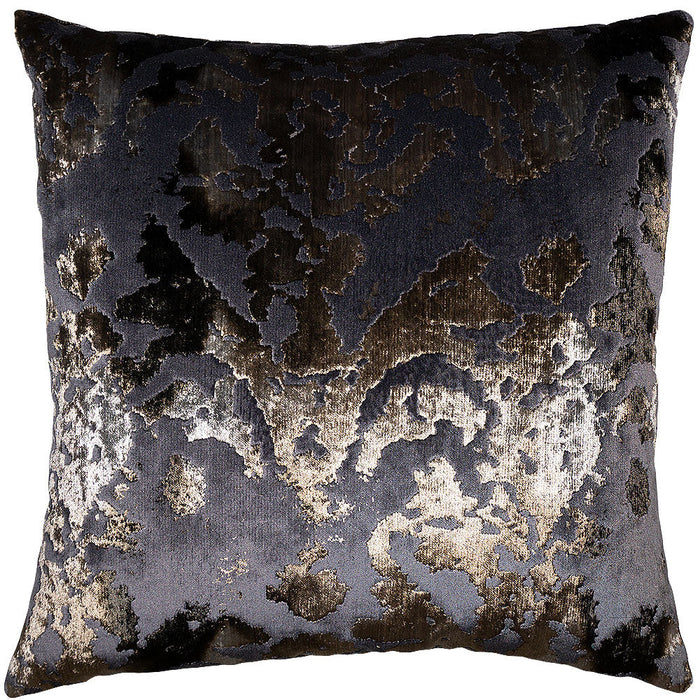 Rapture Pewter I Throw Pillow Cover - Designer Collection