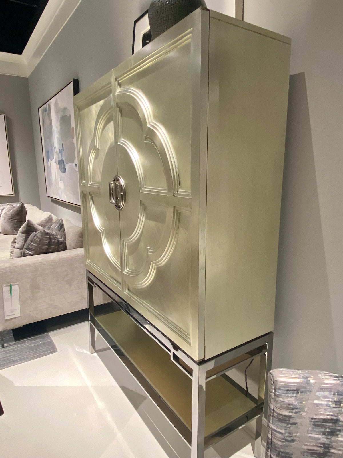 Luxe Superior Designer Fine Finish Cabinet - Luxury Living Collection