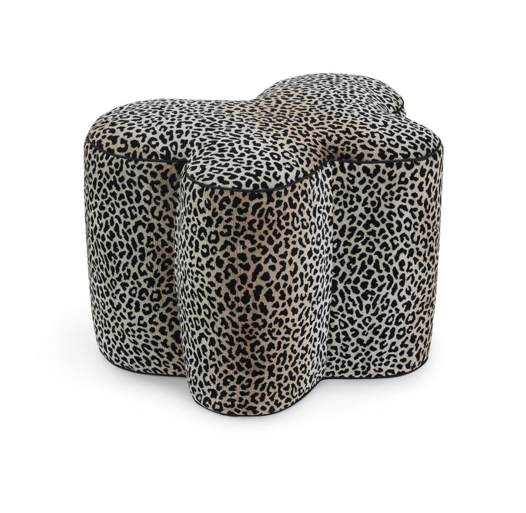 Nadine Small Butterfly Ottoman - Luxury Living Collection
