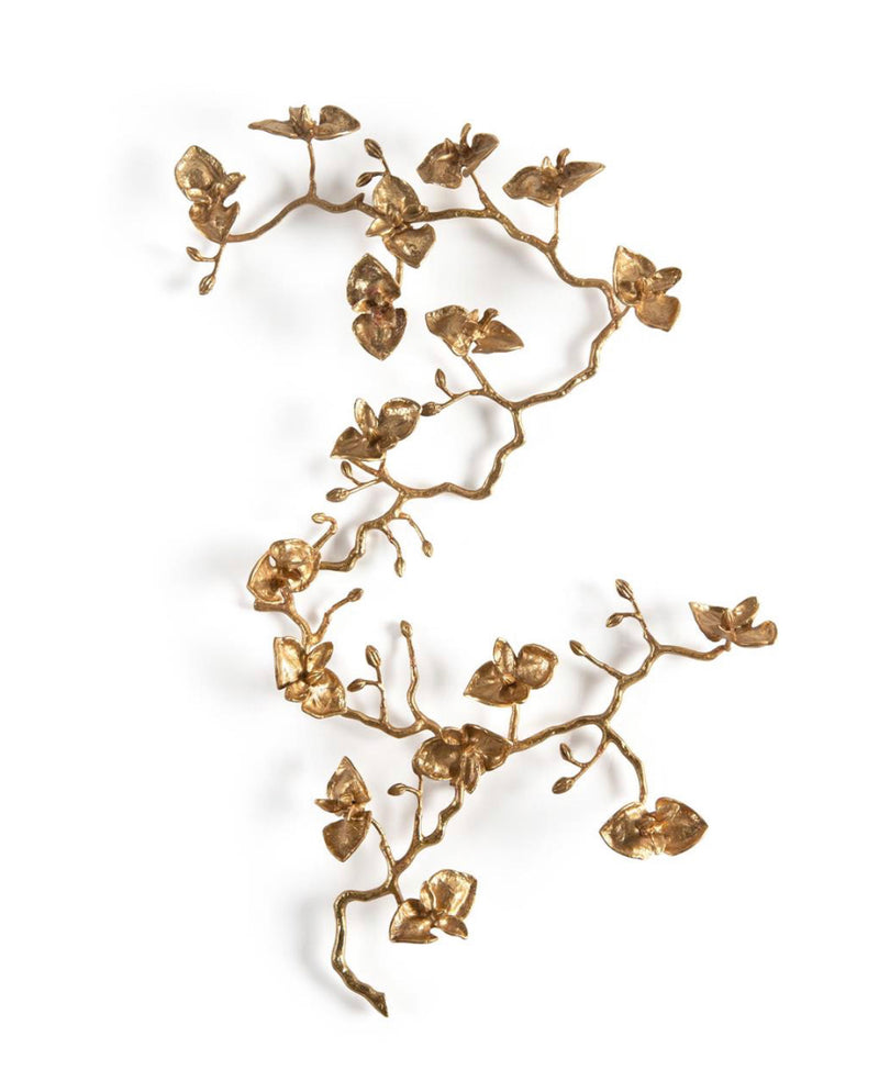 Layered Orchid Petals Wall Sculpture II - Luxury Living Collection